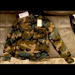 Valentino Garavani Men’s Camo Denim Jacket